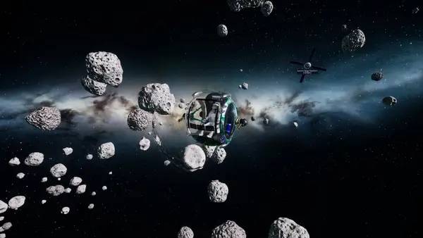 Момент активного игрового действия Gravity Vector