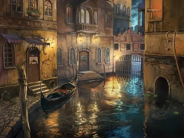 Момент активного игрового действия Grim Facade  Mystery of Venice Collector’s Edition