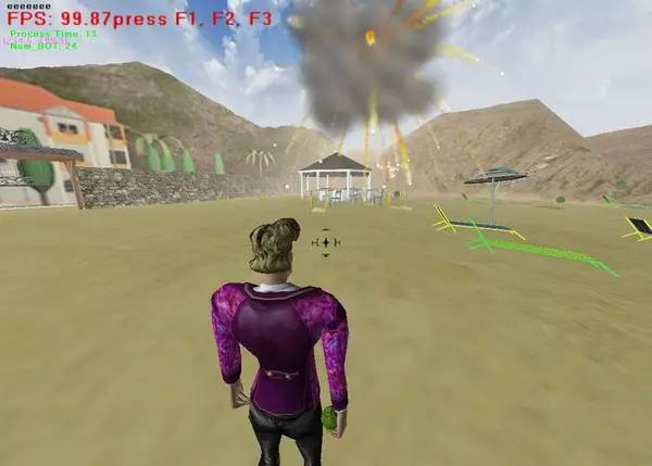 Момент активного игрового действия Gulman