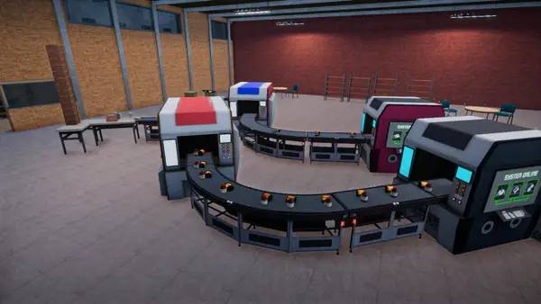 Момент активного игрового действия Gun Factory Simulator