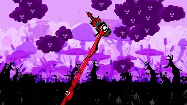 Момент активного игрового действия Gunboat God