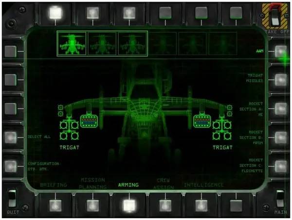 Момент активного игрового действия Gunship! Война в небе