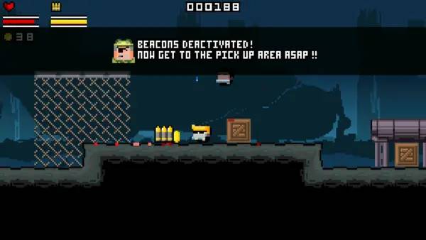 Момент активного игрового действия Gunslugs
