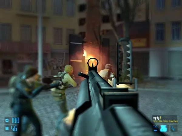 Момент активного игрового действия Half-Life 2 - SMOD