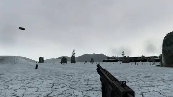 Момент активного игрового действия Half-Life 2 Build 2001