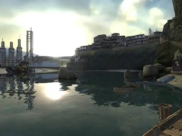 Момент активного игрового действия Half-Life 2 Lost Coast