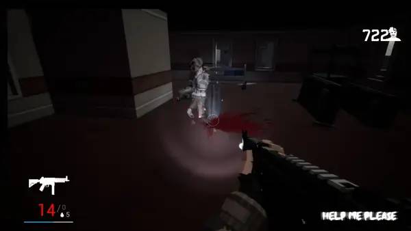 Момент активного игрового действия Help me please