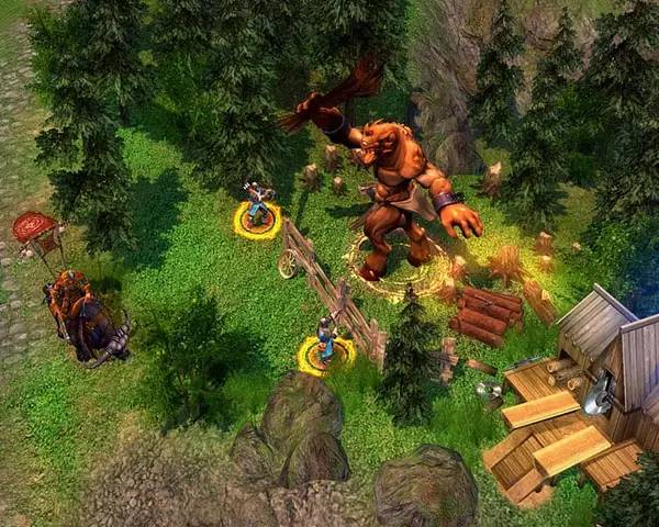 Момент активного игрового действия Heroes of Might and Magic 5  Tribes of the East