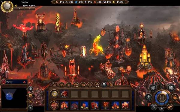 Момент активного игрового действия Heroes of Might and Magic 7.5  Ultimate Edition