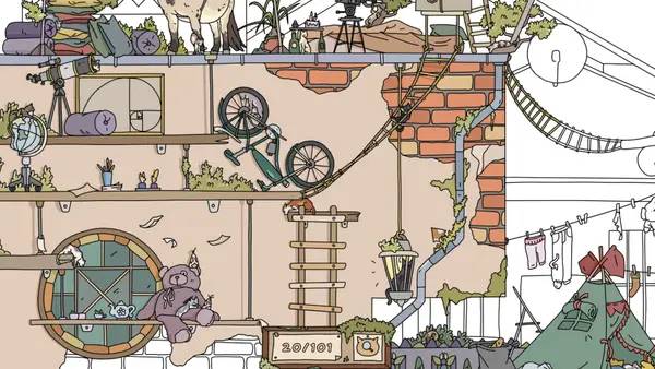 Момент активного игрового действия HIDDEN CATS The last of cats