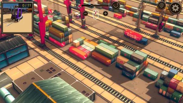 Момент активного игрового действия Hidden Harbor Top-Down 3D