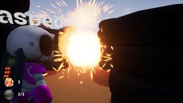 Момент активного игрового действия Hide and go boom