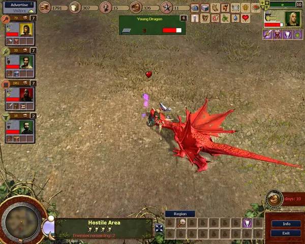 Момент активного игрового действия Hinterland Orc Lords