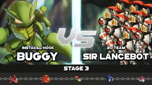 Момент активного игрового действия Hookbots