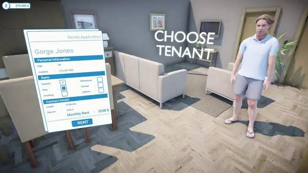 Момент активного игрового действия House Flipper City