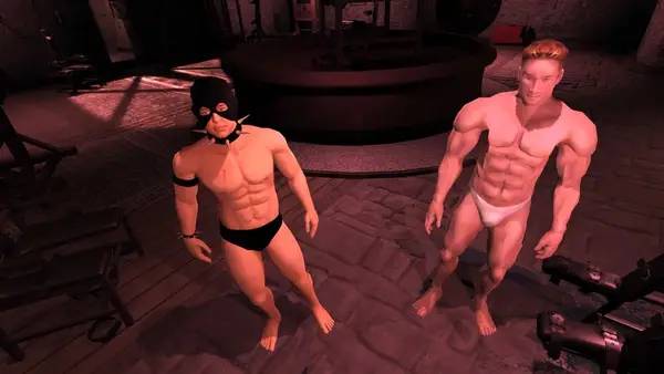 Момент активного игрового действия House of Detention