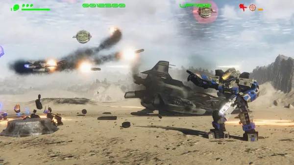 Момент активного игрового действия Hyper-5