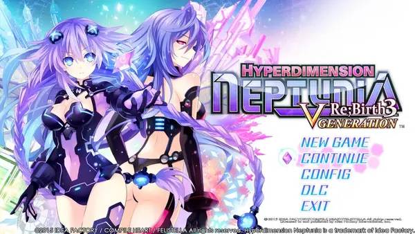 Момент активного игрового действия Hyperdimension Neptunia Re;Birth3 V Generation
