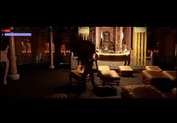 Момент активного игрового действия I am on Fire