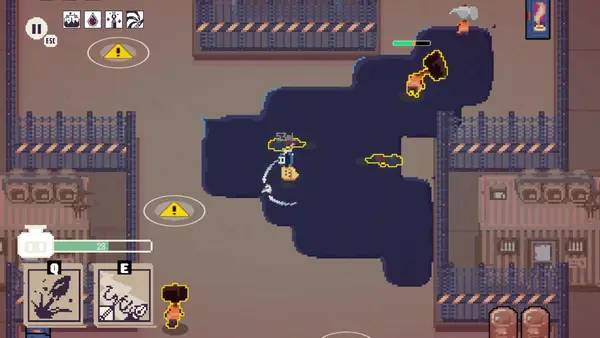 Момент активного игрового действия InKing