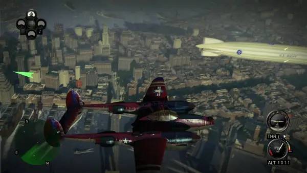 Момент активного игрового действия Iron Wings