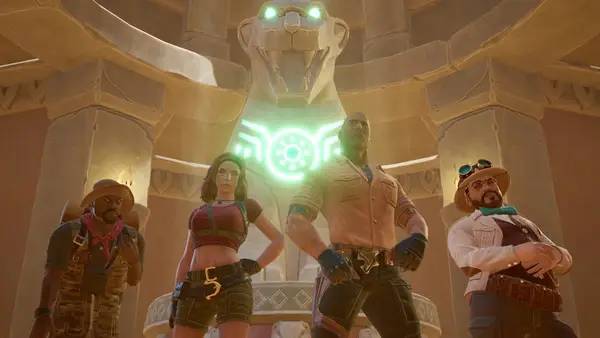 Момент активного игрового действия Jumanji The Video Game