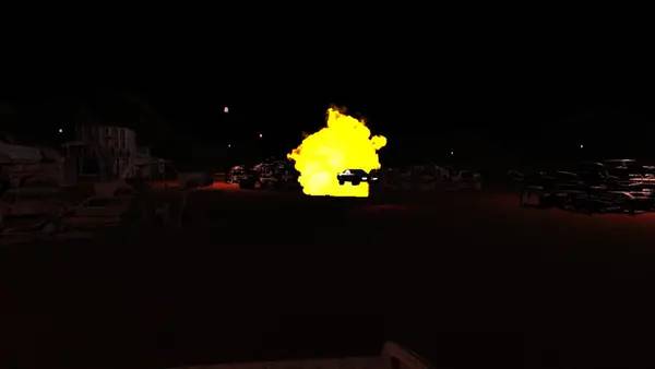 Момент активного игрового действия Junkyard Fury 2