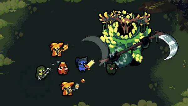 Момент активного игрового действия Just King