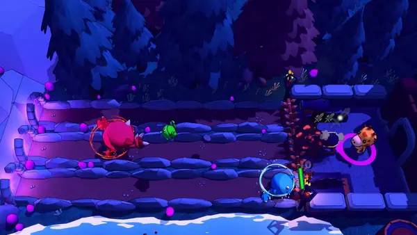 Момент активного игрового действия Keep Keepers