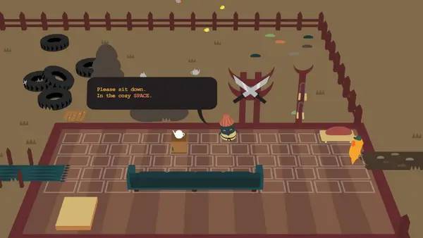 Момент активного игрового действия Keyboard Sports - Saving QWERTY