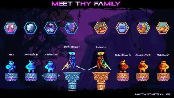 Момент активного игрового действия Killer Queen Black