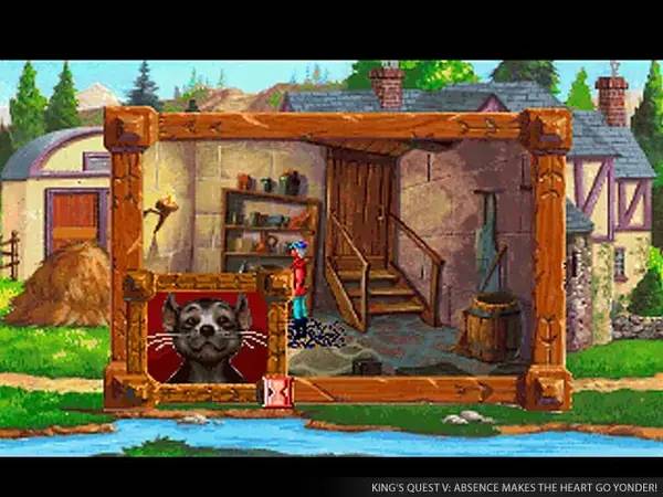 Момент активного игрового действия King's Quest 6  Heir Today, Gone Tomorrow