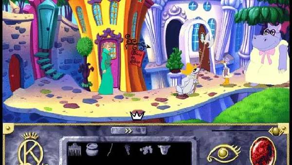 Момент активного игрового действия King's Quest 7 The Princeless Bride