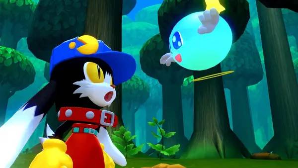 Момент активного игрового действия Klonoa Phantasy Reverie Series