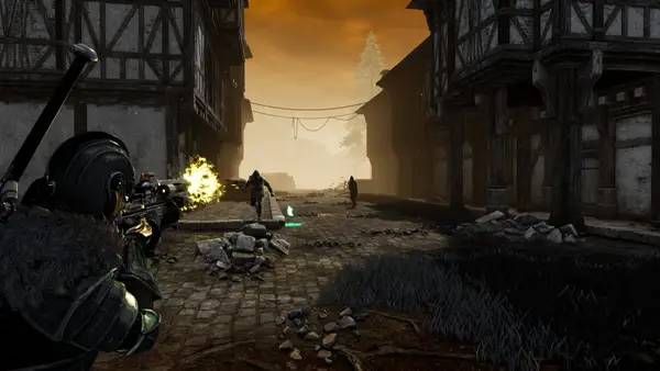 Момент активного игрового действия Knights Within