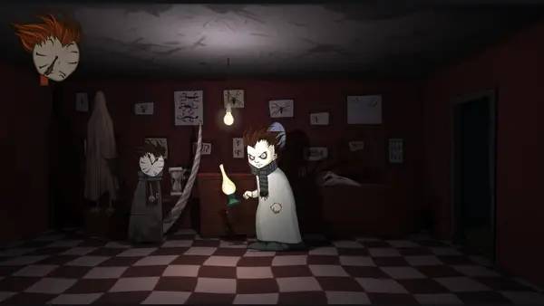 Момент активного игрового действия Knock-knock