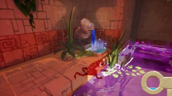 Момент активного игрового действия La Rana