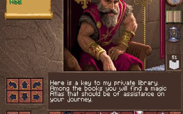 Момент активного игрового действия Lands of Lore The Throne Of Chaos