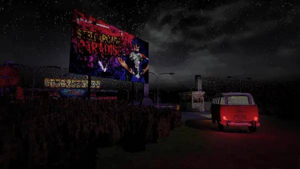 Момент активного игрового действия Laser Tag Massacre