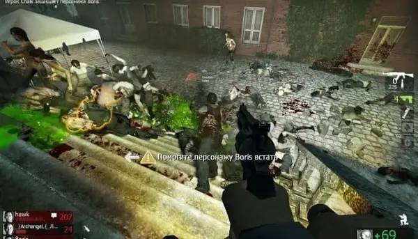 Момент активного игрового действия Left 4 Dead 2  Fatal Return