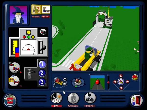 Момент активного игрового действия LEGO Creator