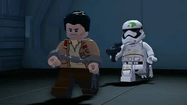 Момент активного игрового действия LEGO STAR WARS The Force Awakens