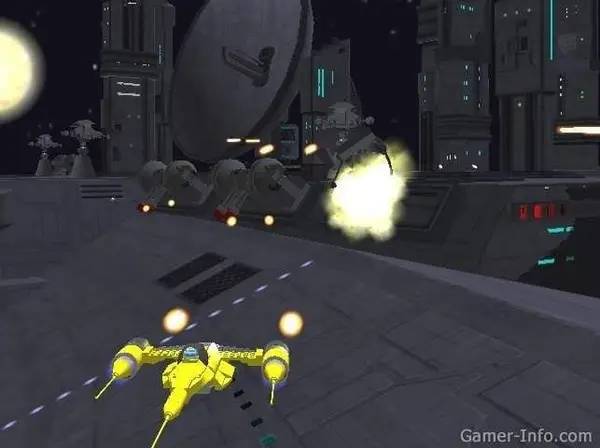 Момент активного игрового действия LEGO Star Wars The Video Game