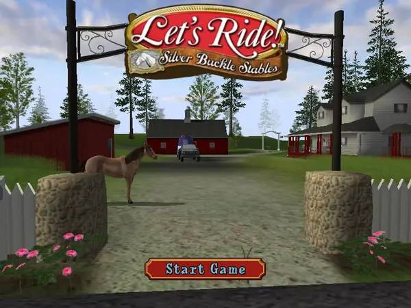 Момент активного игрового действия Let's Ride! Silver Buckle Stables