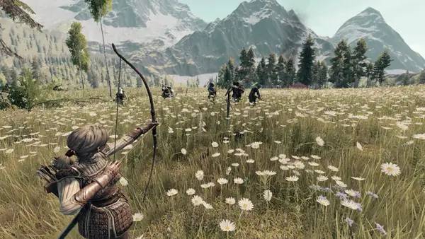 Момент активного игрового действия Life is Feudal MMO