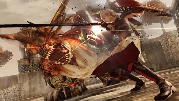 Момент активного игрового действия LIGHTNING RETURNS  FINAL FANTASY 13