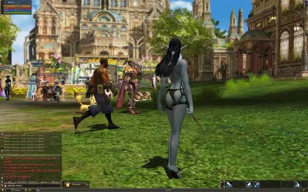 Момент активного игрового действия Lineage 2 The Lord of Bifrost. Helios