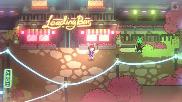 Момент активного игрового действия Loading Story