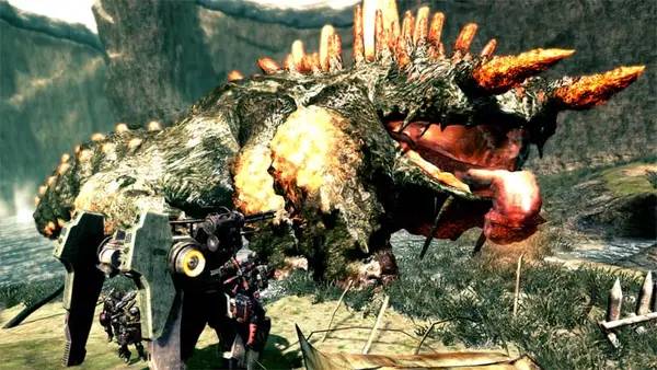 Момент активного игрового действия Lost Planet 2