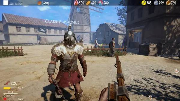 Момент активного игрового действия Ludus